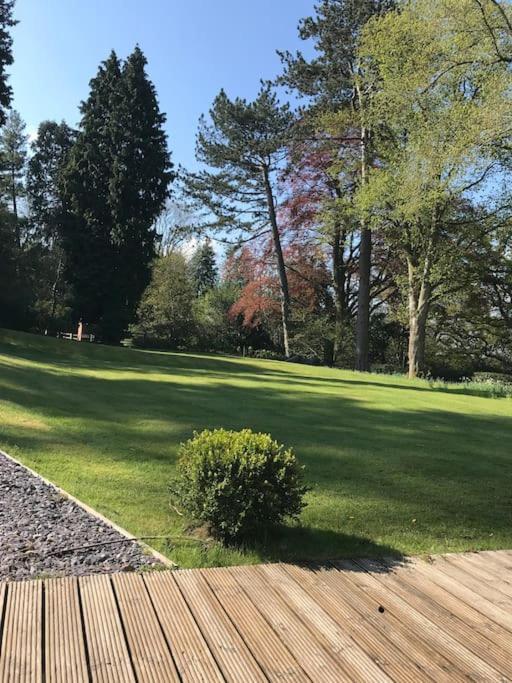 Log Cabin Rural Retreat In Beautiful Countryside Lapworth エクステリア 写真